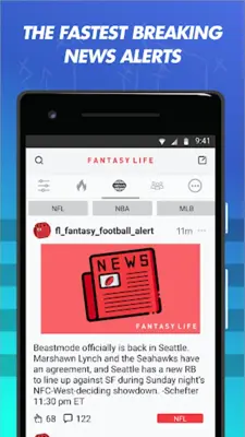 Fantasy Life Alerts + Advice android App screenshot 4